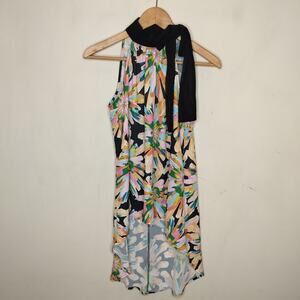 Sweet Pea x New York & Co Floral Sleeveless Top Hi Low